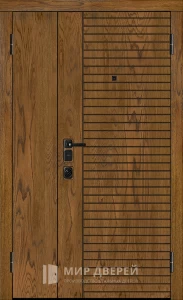 Двупольная дверь для загородного дома №19 внешняя - фото