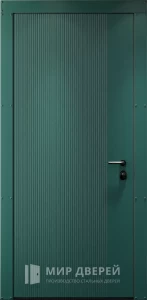 Дверь входная дизайнерская в для частного дома №28 внутренняя - фото