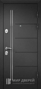 Металлическая дверь в квартиру шпон №4 внешняя - фото