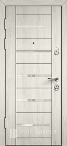 Дверь входная светлая внутри №20 внутренняя - фото