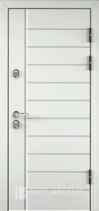 Уличная дверь для загородного дома №39 внешняя - фото