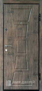 Стальная дверь с МДФ накладками №323 внешняя - фото