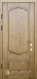 Входная дверь из дуба №5 внутренняя - фото