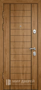 Дверь входная шпонированная №7 внутренняя - фото