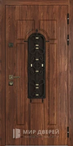 Уличная филенчатая дверь с терморазрывом №16 внешняя - фото