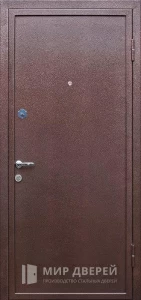 Дверь для дачи металлическая входная уличная №19 внешняя - фото