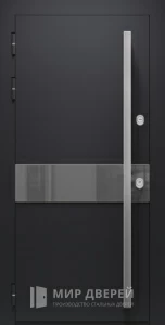 Входная железная дизайнерская дверь №32 внутренняя - фото