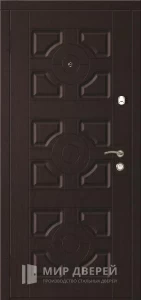 Дверь входная уличная утепленная в частный дом №6 внутренняя - фото