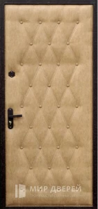 Дверь металлическая входная эконом Россия №14 внешняя - фото