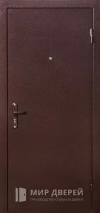 Дверь железная с порошком №14 внешняя - фото