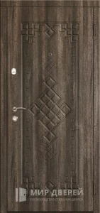 Дверь входная с зеркалом на заказ №56 внешняя - фото