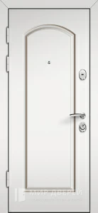 Входная дверь крашенная по Ral двухконтурная №362 внутренняя - фото