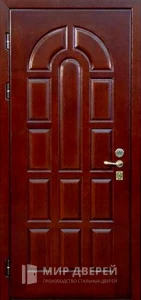 Входная дверь в деревянный дом №23 внутренняя - фото