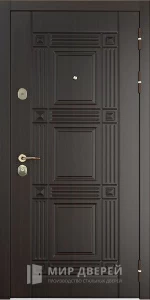 Входная дверь с филенками №4 внешняя - фото