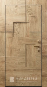 Уличная дверь дизайнерская №9 внутренняя - фото