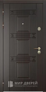 Входная дверь с филенками №4 внутренняя - фото