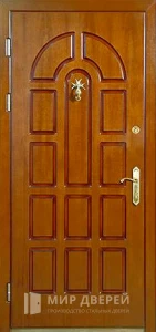 Входная дверь в каркасный дом с МДФ панелями №3 внутренняя - фото