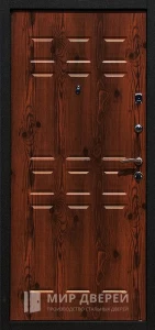 Белая железная дверь входная на дачу №20 внутренняя - фото