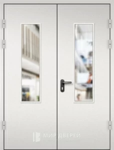 Входная подъездная дверь металлическая №21 внешняя - фото