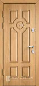 Металлическая дверь для улицы в частный дом №54 внутренняя - фото