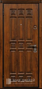 Входная утепленная дверь массив дуба №7 внутренняя - фото