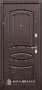 Уличная дверь с МДФ в дом №9 внутренняя - фото