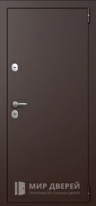 Утепленная металлическая дверь для дачи №24 внешняя - фото