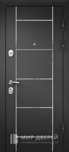 Дизайнерская входная дверь в квартиру №73 внешняя - фото