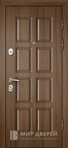 Входная дверь в деревянный дом №23 внешняя - фото