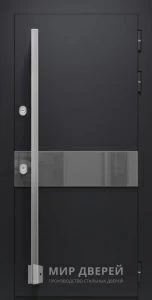 Входная железная дизайнерская дверь №32 внешняя - фото