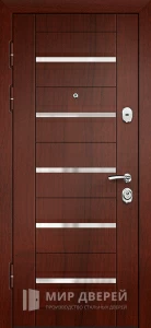 Дверь металлическая однопольная размером 800х2100мм  №9 внутренняя - фото