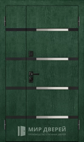 Фото «Дверь металлическая входная уличная двустворчатая №13»