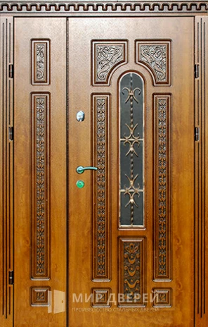 Фото «Дверь в парадную со стеклом входная №105»